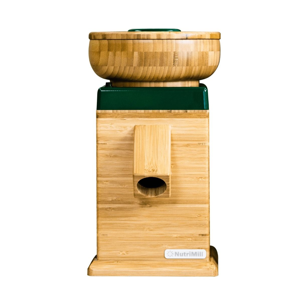 NutriMill Harvest Grain Mill | Forest Green + Cutting Board & Canister Bundle 2 NutriMill Harvest Grain Mill | Forest Green + Cutting Board & Canister Bundle - Image 2