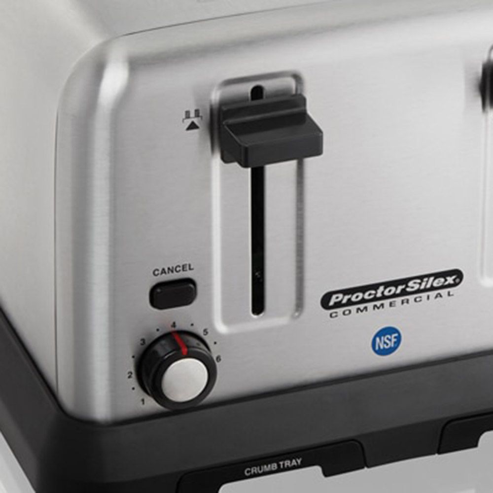 ProctorSilex Commercial 4-Slice Toaster | Extra-Wide Slots 2 ProctorSilex Commercial 4-Slice Toaster | Extra-Wide Slots - Image 2