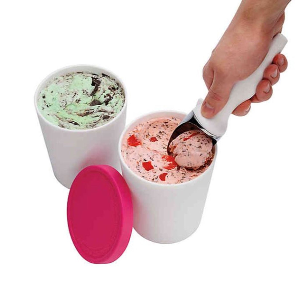 Bosch Universal Plus 6.5 Qt. Mixer + Ice Cream Maker + Tovolo Tilt-Up Ice Cream Scoop & Sweet Treats Tubs Set - Image 15