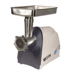 Weston #8 Heavy-Duty Electric Meat Grinder -Small Kitchen Appliances Shop 33 0201 w weston 8 heavy duty electric meat grinder 575 watts