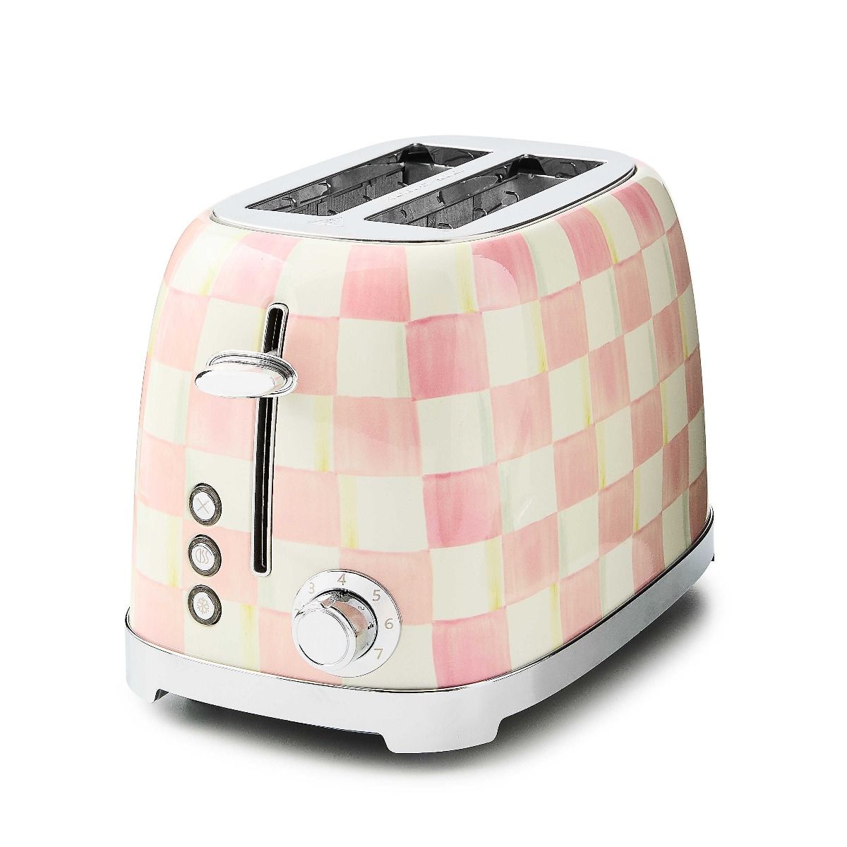 MacKenzie-Childs 2-Slice Toaster | Rosy Check 1 MacKenzie-Childs 2-Slice Toaster | Rosy Check