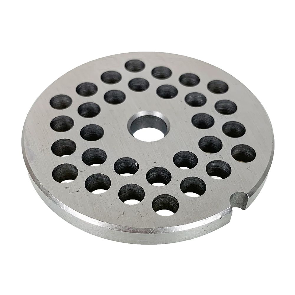 LEM #8 Stainless Grinder Plate - 1/4" (6mm) 1 LEM #8 Stainless Grinder Plate - 1/4" (6mm)