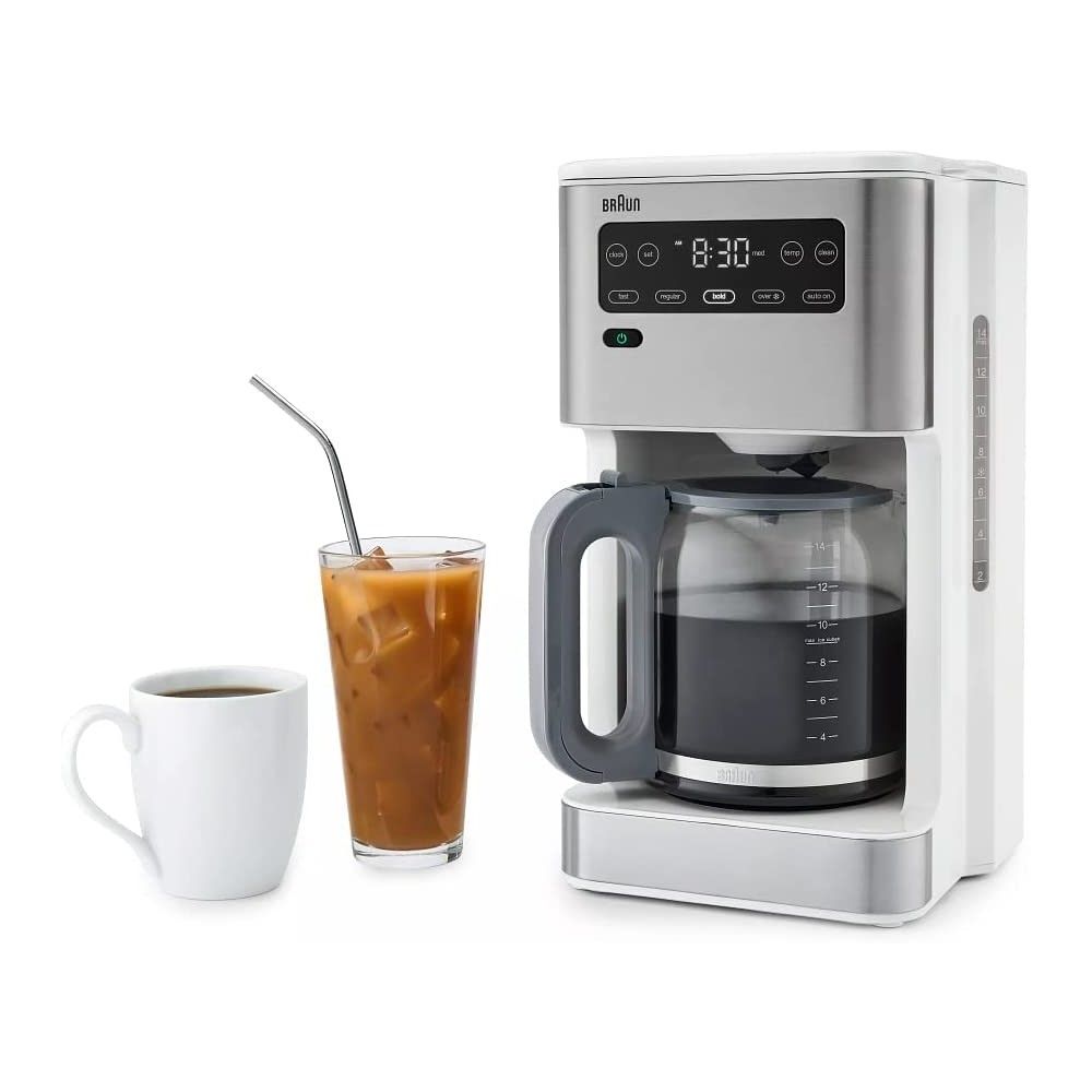 Braun PureFlavor 14-Cup Drip Coffee Maker | White 2 Braun PureFlavor 14-Cup Drip Coffee Maker | White - Image 2