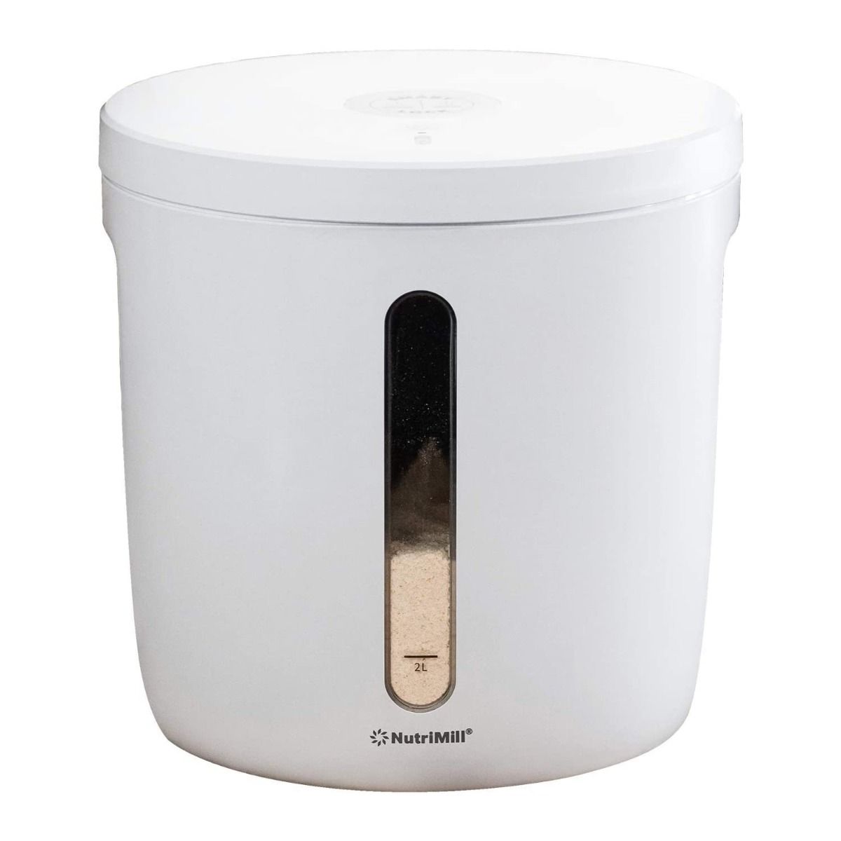 NutriMill Harvest Grain Mill | Gold + Cutting Board & Canister Bundle 3 NutriMill Harvest Grain Mill | Gold + Cutting Board & Canister Bundle - Image 3