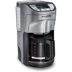Hamilton Beach 12-Cup Professional Programmable Coffee Maker | Silver