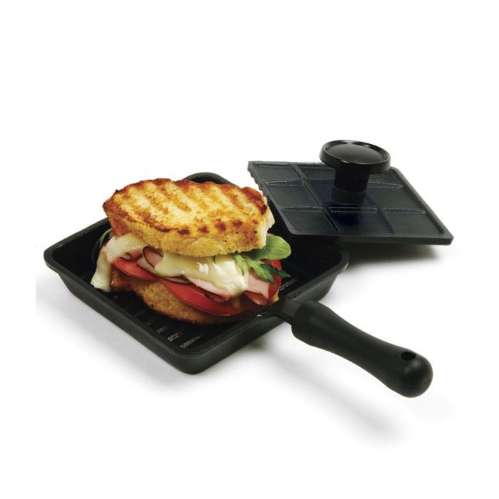 Norpro Mini Panini Pan With Press 2 Norpro Mini Panini Pan With Press - Image 2