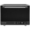 KitchenAid Dual Convection Countertop Oven With Air Fry & Temperature Probe | Black Matte