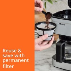 Krups Simply Brew 5-Cup Drip Coffee Maker | Stainless Steel 10 Krups Simply Brew 5-Cup Drip Coffee Maker | Stainless Steel -Small Kitchen Appliances Shop 7123fy0jgpl. ac sl1500