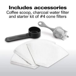 Hamilton Beach 12-Cup Professional Programmable Coffee Maker | Silver -Small Kitchen Appliances Shop 71gijdi83ol. ac sl1500