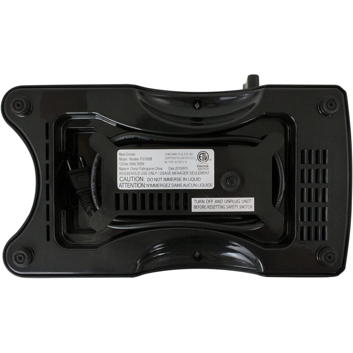 Chard #12 Electric Grinder | Black 6 Chard #12 Electric Grinder | Black - Image 6