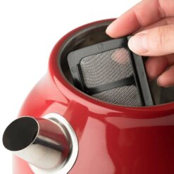 Haden Dorset 7-Cup Stainless Steel Electric Kettle | Red -Small Kitchen Appliances Shop 75000dorsetkettledetail4 900x