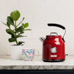Haden Dorset 7-Cup Stainless Steel Electric Kettle | Red -Small Kitchen Appliances Shop 75000dorsetkettlers1aext 900x