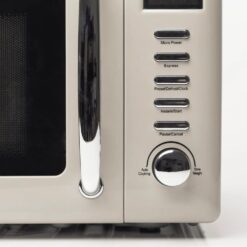 Haden Heritage Vintage Retro 0.7 Cubic Foot Microwave | Putty Beige -Small Kitchen Appliances Shop 75030microwavedetail2 900x