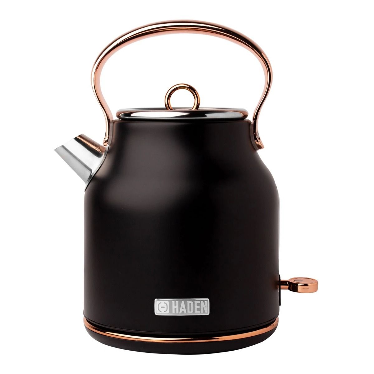 Haden Heritage 7-Cup Electric Kettle | Black And Copper 1 Haden Heritage 7-Cup Electric Kettle | Black And Copper