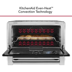 KitchenAid Digital Countertop Oven With Air Fry | Black Matte -Small Kitchen Appliances Shop 813cubizydl. ac sl1500