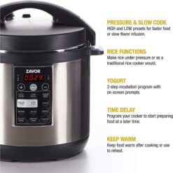 Zavor LUX™ Multi-Cooker | 8 Qt. 8 Zavor LUX™ Multi-Cooker | 8 Qt. -Small Kitchen Appliances Shop 8190c6ph fl. ac sl1500