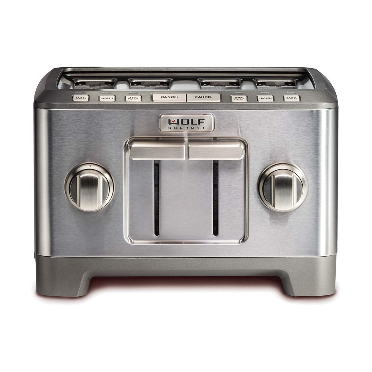 Wolf Gourmet 4-Slice Toaster | Silver Knobs 1 Wolf Gourmet 4-Slice Toaster | Silver Knobs
