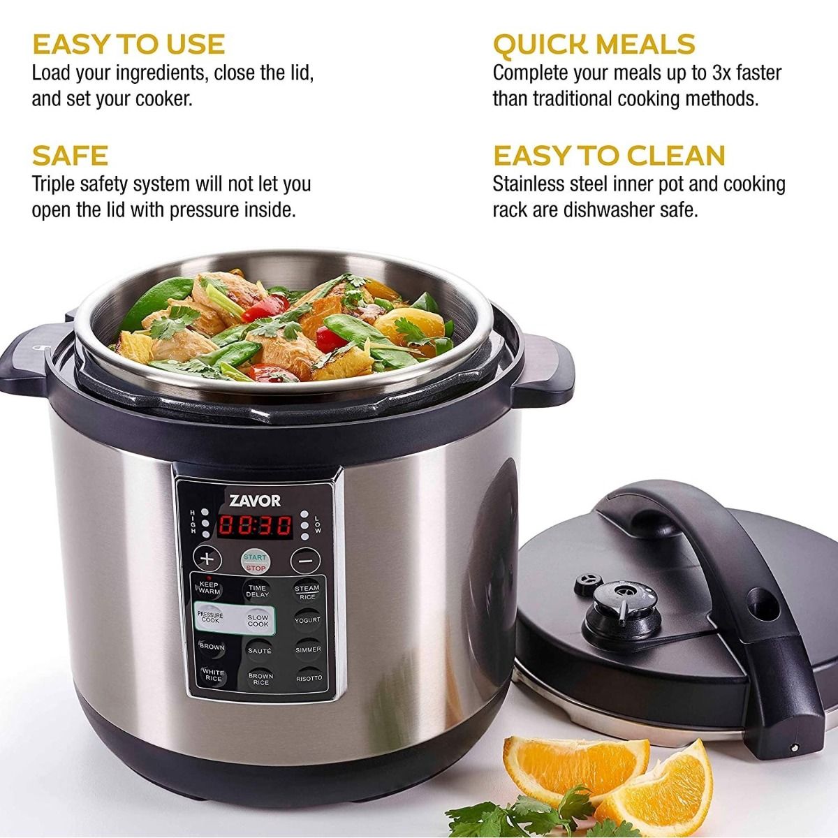 Zavor LUX™ Multi-Cooker | 8 Qt. 2 Zavor LUX™ Multi-Cooker | 8 Qt. - Image 2