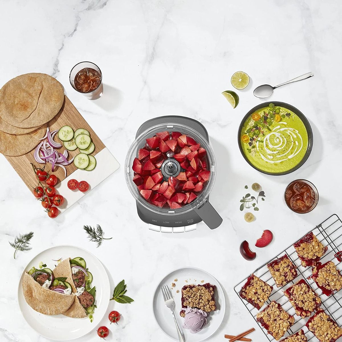 Cuisinart Core Custom 13-Cup Multifunctional Food Processor | Anchor Gray 4 Cuisinart Core Custom 13-Cup Multifunctional Food Processor | Anchor Gray - Image 4