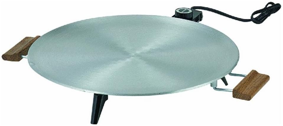 Bethany Housewares Heritage Grill / Lefse Griddle - Satin Aluminum 3 Bethany Housewares Heritage Grill / Lefse Griddle - Satin Aluminum - Image 3