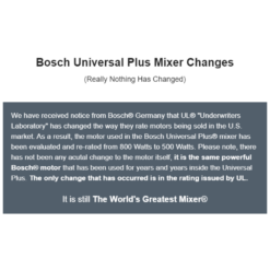 Bosch Universal Plus 6.5 Qt. Mixer + Stainless Steel Bowl | Black 20 Bosch Universal Plus 6.5 Qt. Mixer + Stainless Steel Bowl | Black -Small Kitchen Appliances Shop boschmixerupdate 1