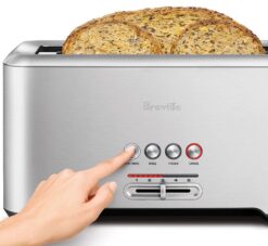 Breville The A Bit More 4-Slice Toaster | Brushed Stainless Steel