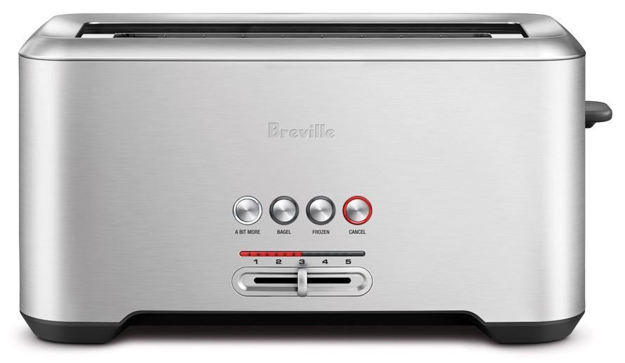 Breville The A Bit More 4-Slice Toaster | Brushed Stainless Steel 3 Breville The A Bit More 4-Slice Toaster | Brushed Stainless Steel - Image 3