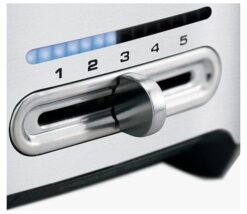 Breville Die-Cast 2-Slice Smart Toaster | Brushed Stainless Steel -Small Kitchen Appliances Shop breville die cast 2 slice toaster bta820xl controls popup