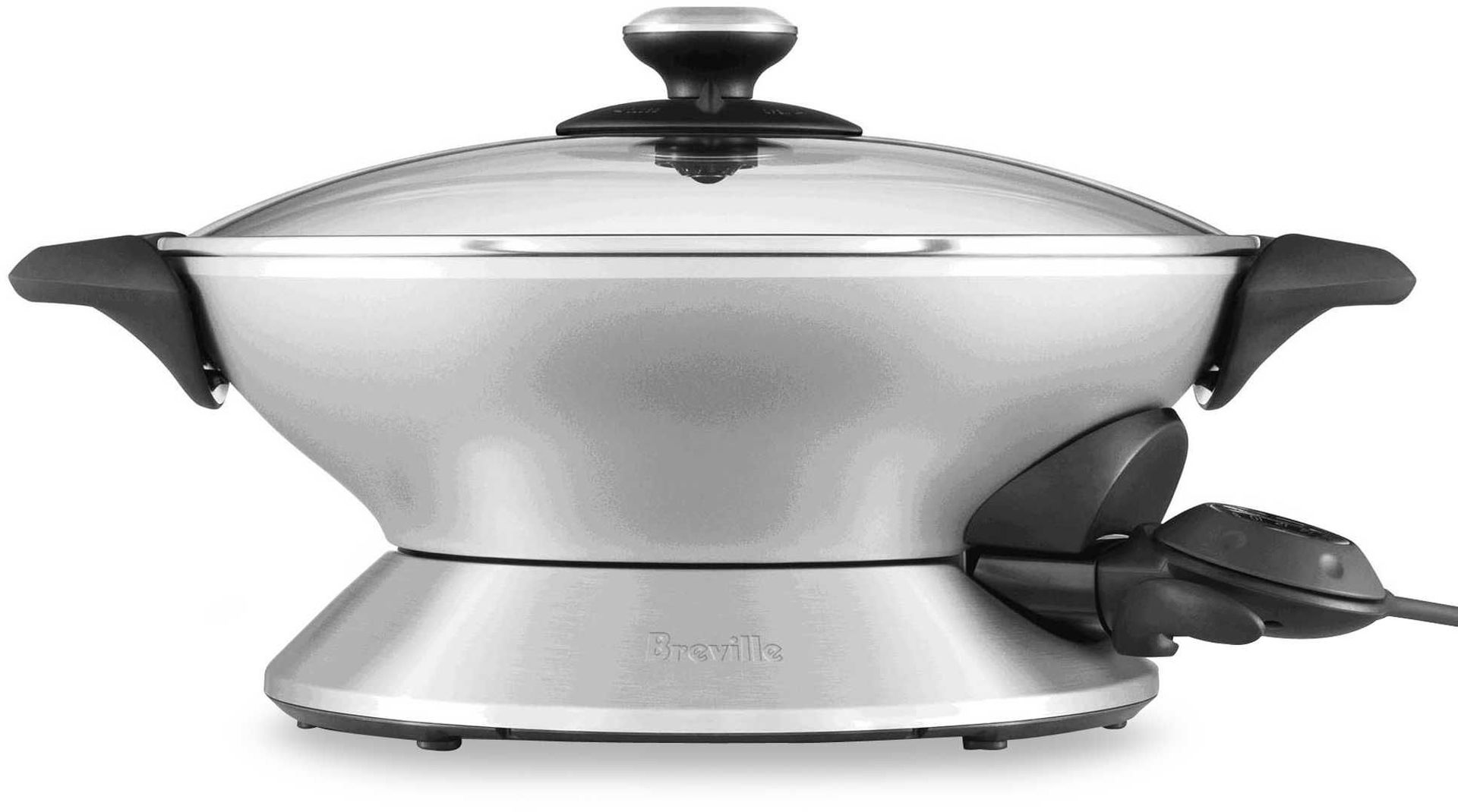 Breville The Hot Wok Electric Non-stick Wok | Brushed Stainless Steel 1 Breville The Hot Wok Electric Non-stick Wok | Brushed Stainless Steel