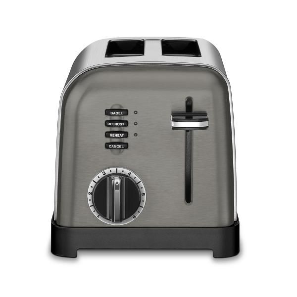 Cuisinart 2 Slice Classic Metal Toaster | Black & Brushed Stainless Steel 1 Cuisinart 2 Slice Classic Metal Toaster | Black & Brushed Stainless Steel