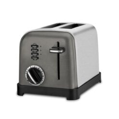 Cuisinart 2 Slice Classic Metal Toaster | Black & Brushed Stainless Steel 5 Cuisinart 2 Slice Classic Metal Toaster | Black & Brushed Stainless Steel -Small Kitchen Appliances Shop cpt160bks left