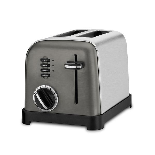 Cuisinart 2 Slice Classic Metal Toaster | Black & Brushed Stainless Steel 3 Cuisinart 2 Slice Classic Metal Toaster | Black & Brushed Stainless Steel - Image 3