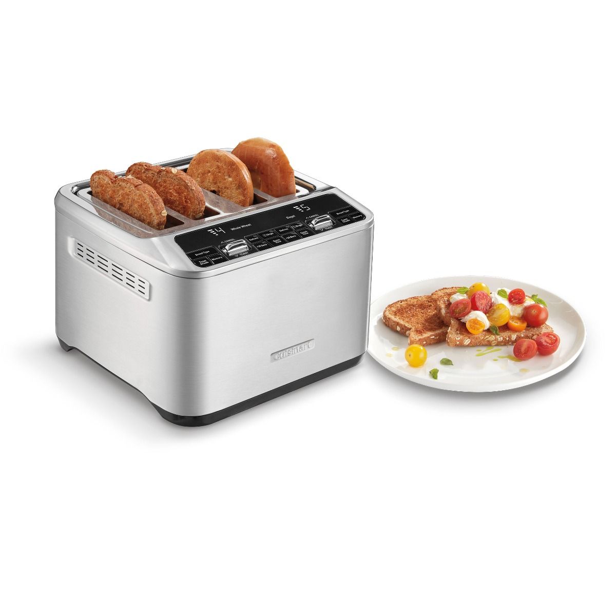 Cuisinart 4-Slice Digital Motorized Toaster | Stainless Steel 2 Cuisinart 4-Slice Digital Motorized Toaster | Stainless Steel - Image 2