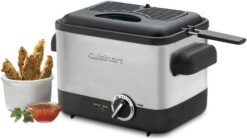 Cuisinart Compact Stainless Steel Deep Fryer | 1.1-Liter