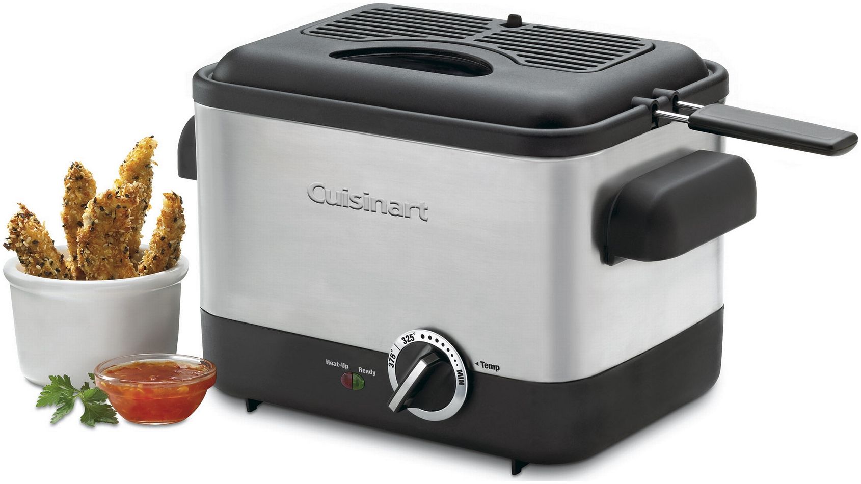 Cuisinart Compact Stainless Steel Deep Fryer | 1.1-Liter 1 Cuisinart Compact Stainless Steel Deep Fryer | 1.1-Liter