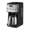 Cuisinart 10-Cup Automatic Grind & Brew Coffeemaker With Thermal Carafe | Black & Stainless Steel