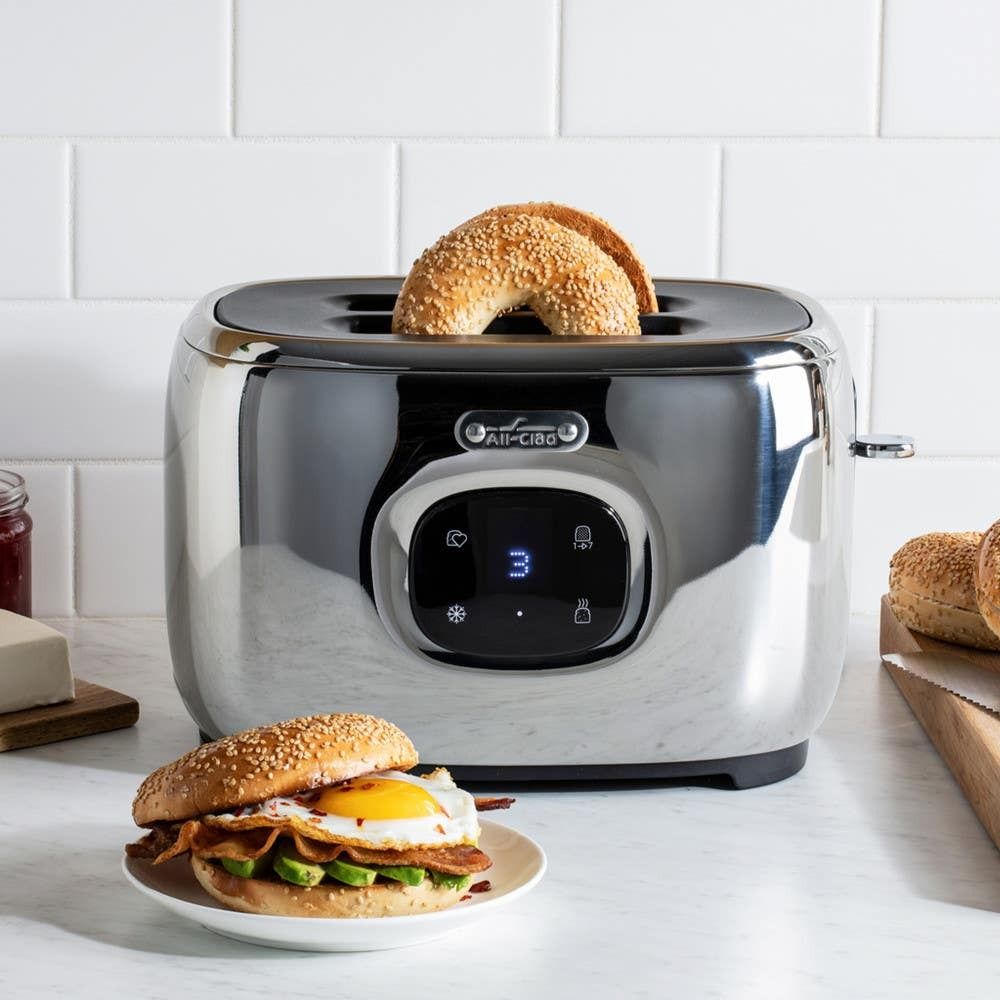 All-Clad Stainless Steel 2 Slice Toaster With Touchscreen Function 2 All-Clad Stainless Steel 2 Slice Toaster With Touchscreen Function - Image 2