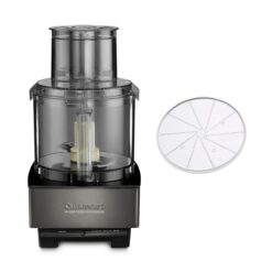 Cuisinart 14-Cup Food Processor + Fine Grater Disc | Black Stainless