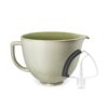 KitchenAid 5-Quart Sage Leaf Ceramic Bowl + Flex Edge Beater | Fits 4.5-Quart & 5-Quart KitchenAid Tilt-Head Stand Mixers
