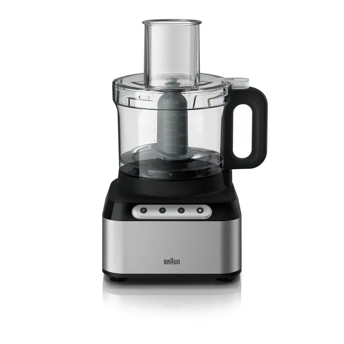Braun EasyPrep 8-Cup Food Processor | Stainless Steel & Black 3 Braun EasyPrep 8-Cup Food Processor | Stainless Steel & Black - Image 3