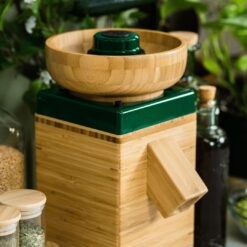 NutriMill Harvest Grain Mill | Forest Green -Small Kitchen Appliances Shop forest green harvest grain mill 1
