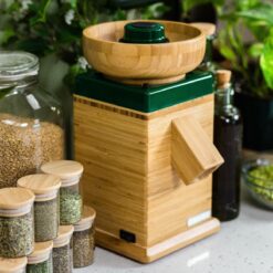 NutriMill Harvest Grain Mill | Forest Green + Cutting Board & Canister Bundle 18 NutriMill Harvest Grain Mill | Forest Green + Cutting Board & Canister Bundle -Small Kitchen Appliances Shop greenharv6