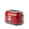 Haden Dorset 2-Slice Stainless Steel Toaster | Red
