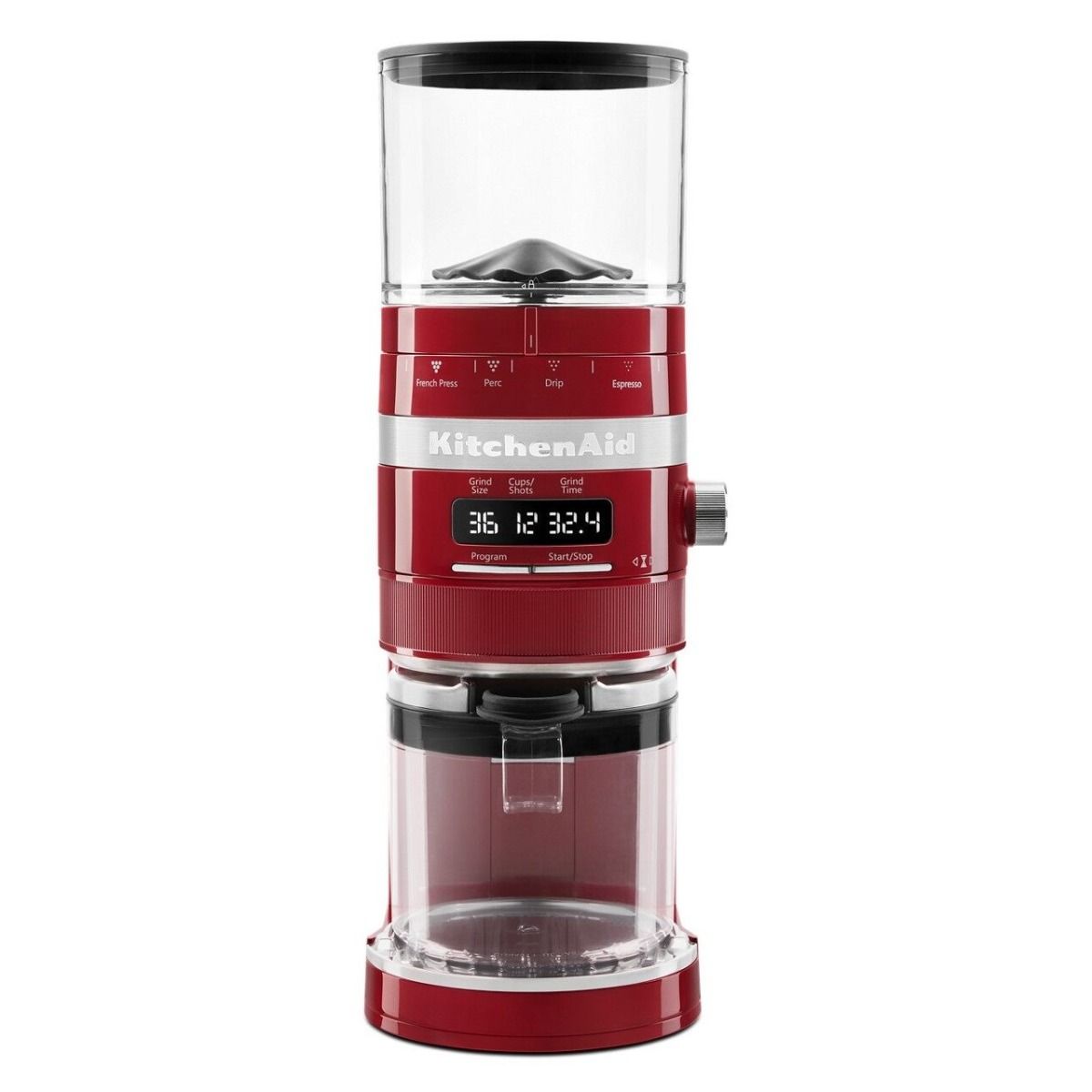 KitchenAid Burr Grinder With Dose Control | Empire Red 2 KitchenAid Burr Grinder With Dose Control | Empire Red - Image 2