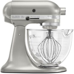 KitchenAid 5-Quart Artisan Design Series Tilt-Head Stand Mixer | Sugar Pearl Silver
