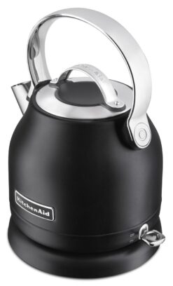KitchenAid 1.25L Electric Kettle | Black Matte -Small Kitchen Appliances Shop kitchenaid electric tea kettle in matte black 1