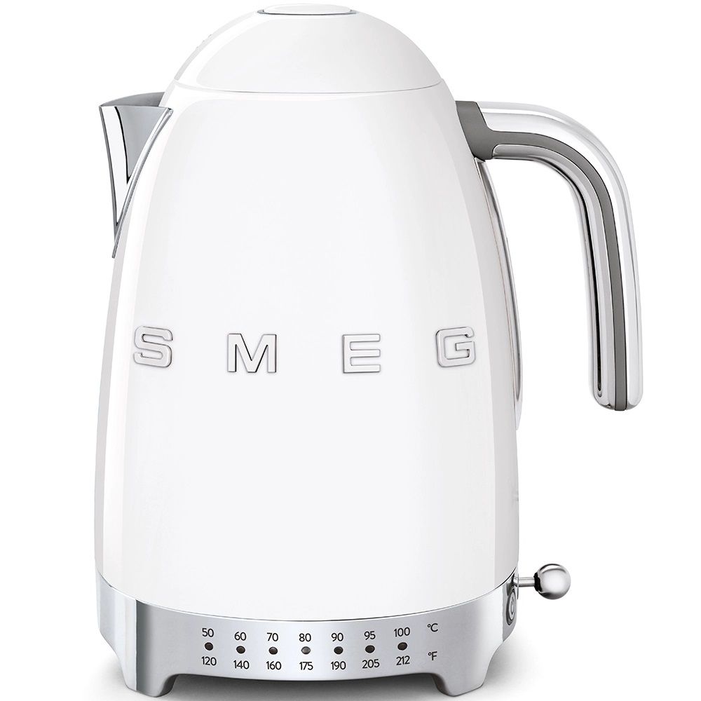 SMEG Variable Temperature Electric Water Kettle | White 1 SMEG Variable Temperature Electric Water Kettle | White