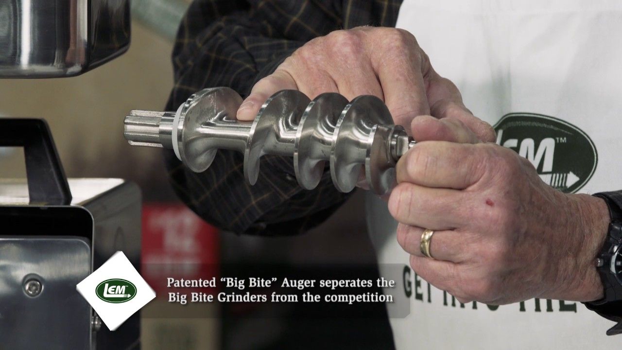 LEM Big Bite Meat Grinder #5 With Premium Salvinox 1/8" And 1/4" Grinder Plates 8 LEM Big Bite Meat Grinder #5 With Premium Salvinox 1/8" And 1/4" Grinder Plates - Image 8