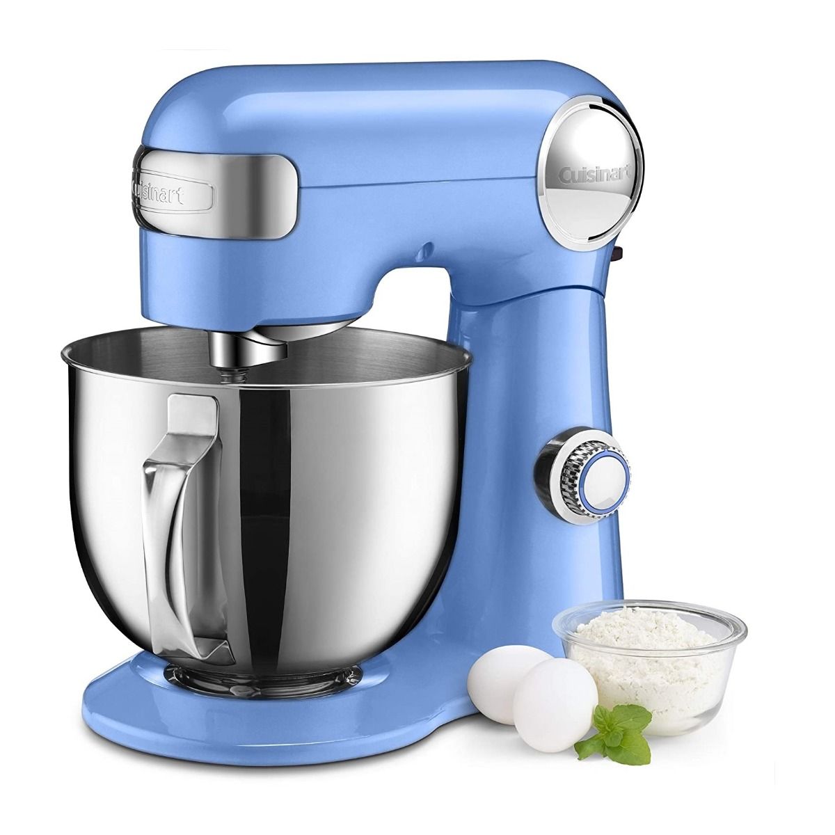 Cuisinart Precision 5.5-Quart Stand Mixer + Ice Cream Maker Attachment | Periwinkle Blue 2 Cuisinart Precision 5.5-Quart Stand Mixer + Ice Cream Maker Attachment | Periwinkle Blue - Image 2
