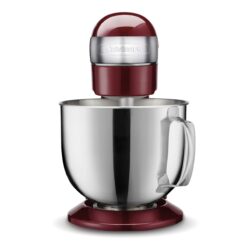 Cuisinart Precision Master 5.5-Quart Stand Mixer | Pinot Noir -Small Kitchen Appliances Shop sm50pn sd silo straight mlf